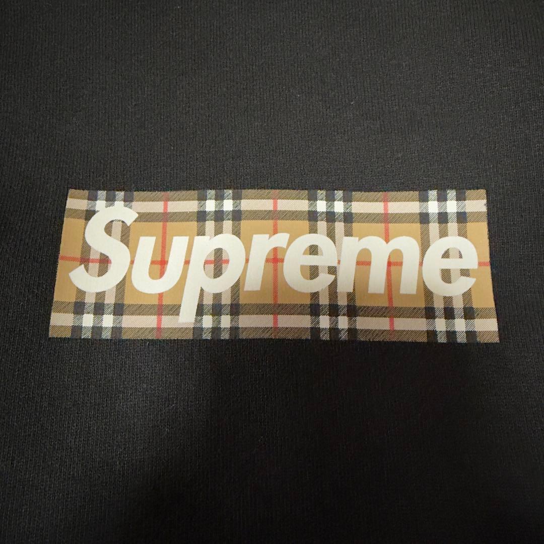 Supreme×Burberry Box Logo Hooded パーカー