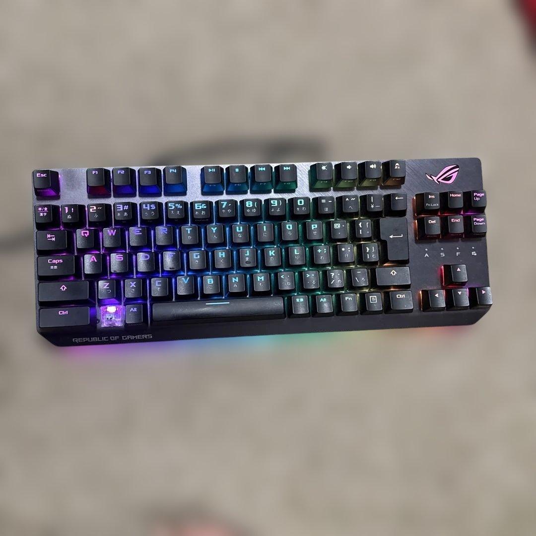ASUS ROG STRIX SCOPE TKL 銀軸　ゲーミング