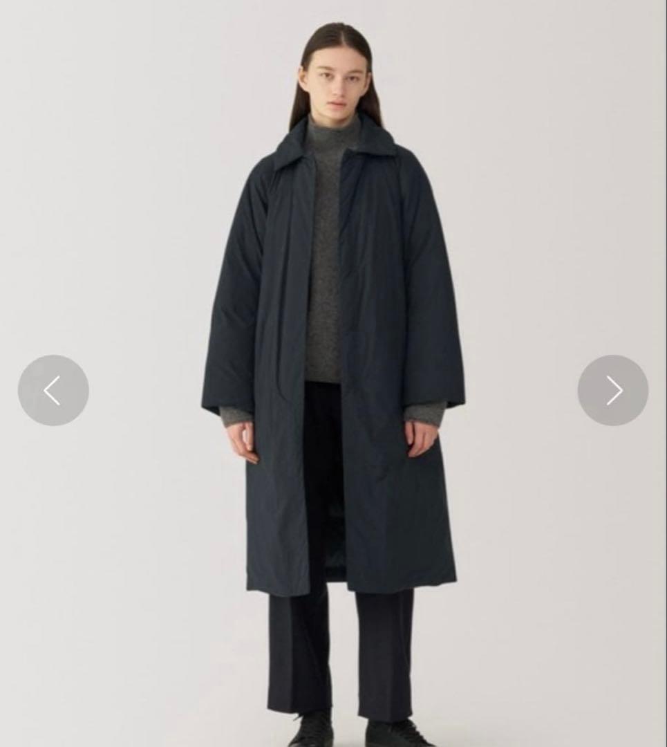 無印MUJILaboブラック ロングダウンコート