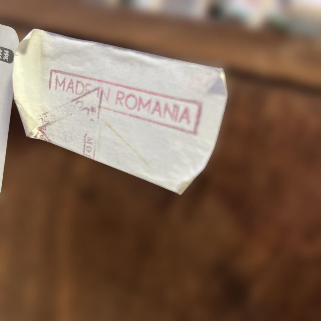 【三越製作所】◇電話台◆ヴィンテージ◇ルーマニア製◆オーク材