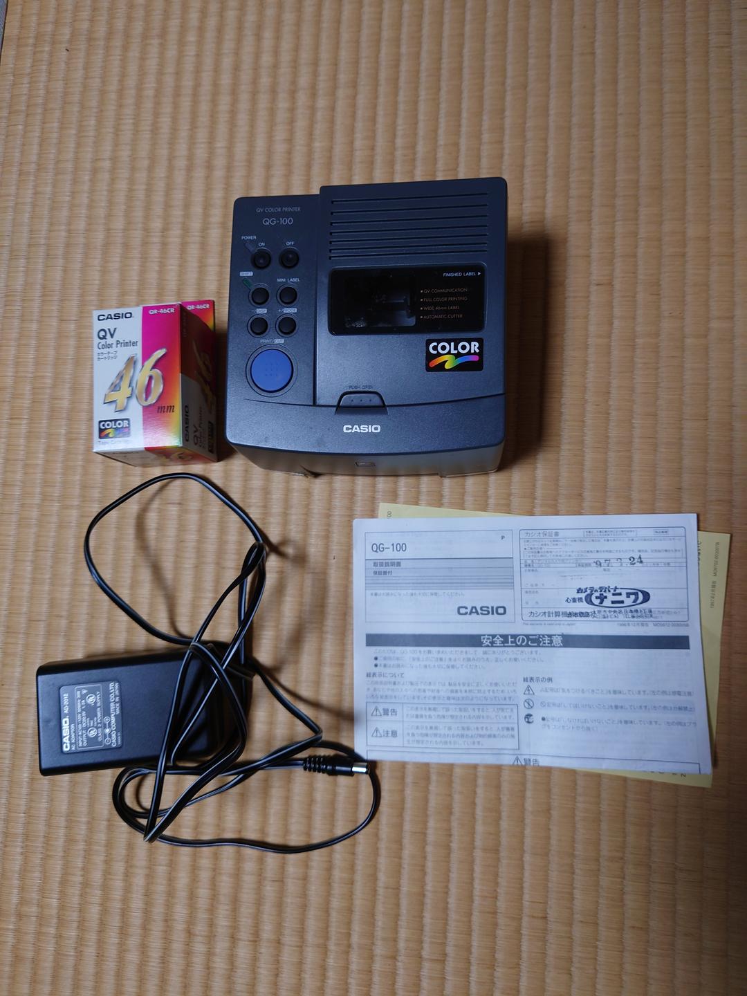 その他 CASIO Qv-Color Printer(QG-100)