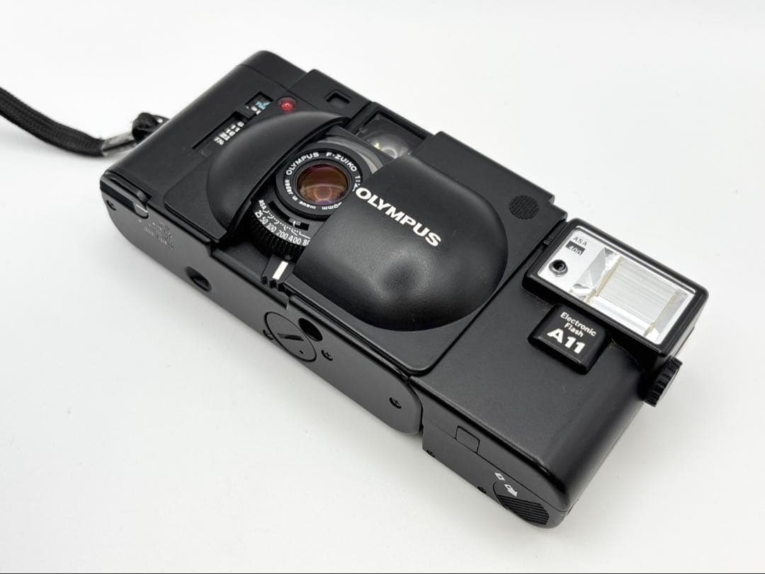【動作品 ケース付】OLYMPUS XA A11 コンパクトフィルム 動作確認済