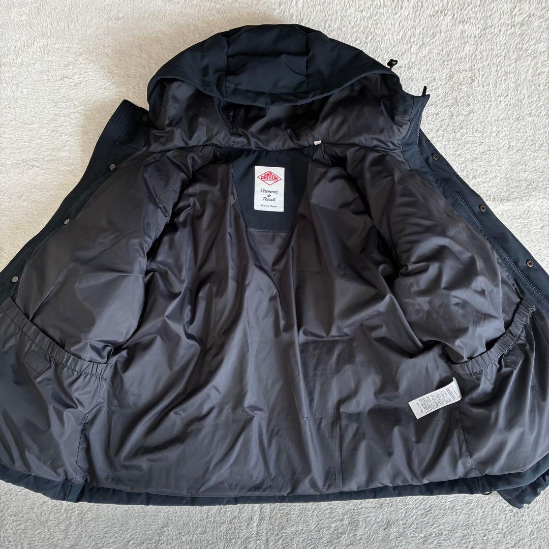 ダントン フード付き ダウンジャケット 撥水 Bshop 近年モデル 濃紺