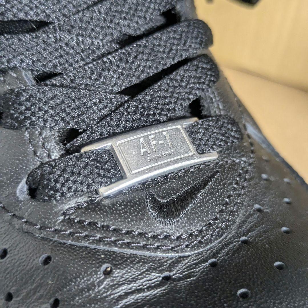 Supreme × Nike Air Force 1 Mid \\\\"Black