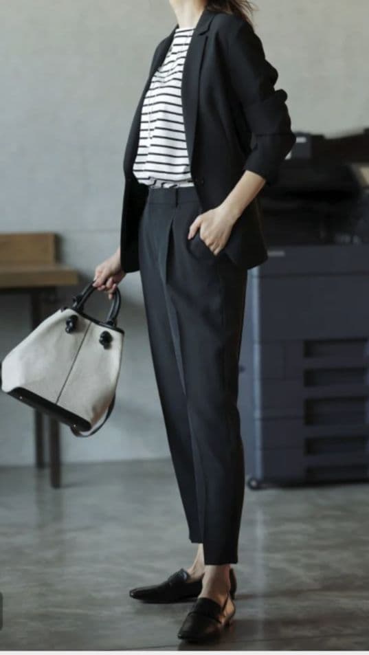 INDIVI　インディヴィ サマーパンツスーツ　洗える 40