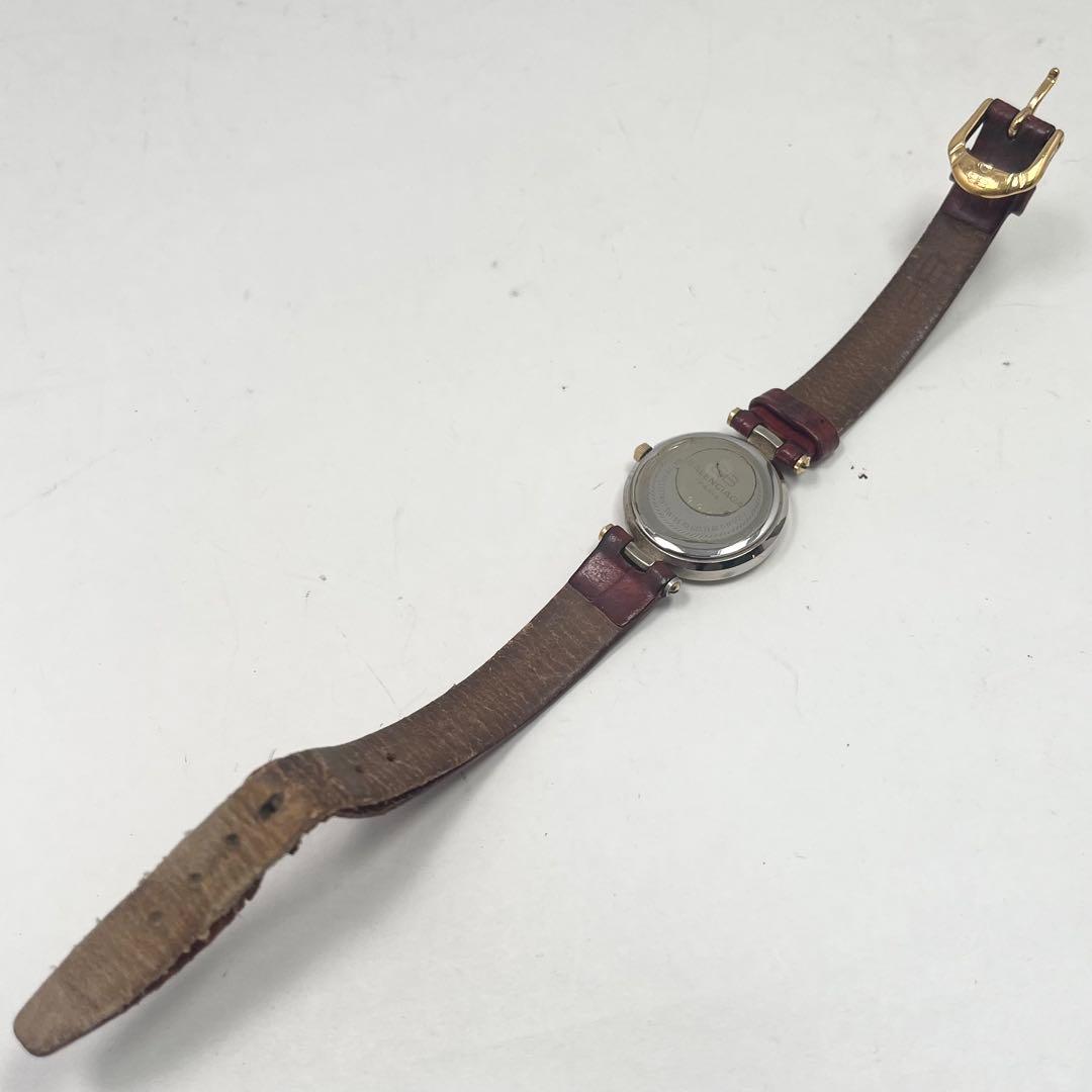 【希少】BALENCIAGA 時計　ラインストーン　レザーベルト