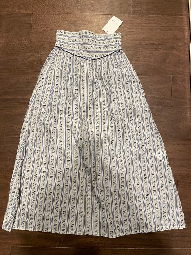 HOLIDAY フレアスカート ブルー ワンサイズ