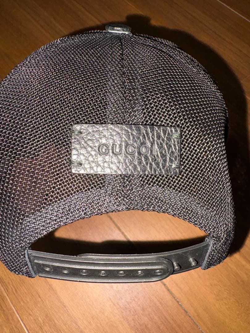 GUCCI グッチ ggパターン メッシュキャップ Mサイズ ブラック
