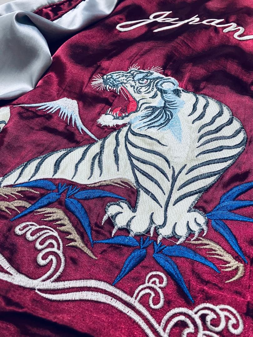 Humber 日本限定 2面用 虎龍 サテン unisex vintage