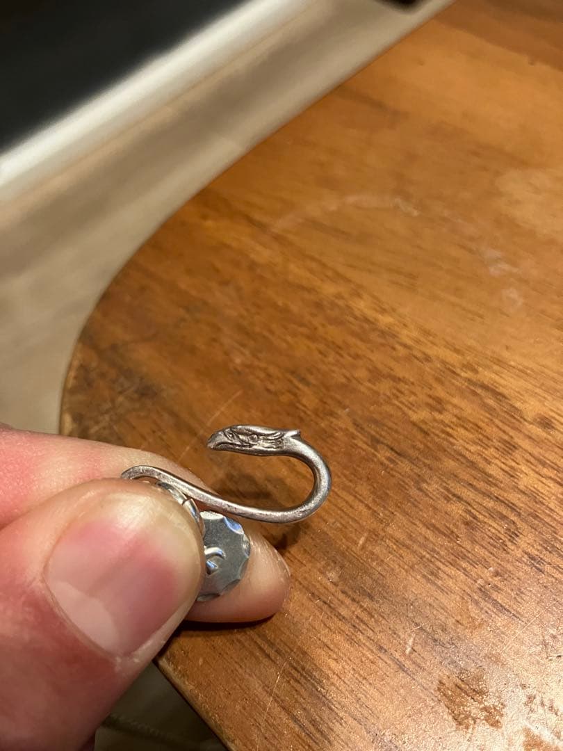 ゴローズ　シルバー太陽メタル大・小＋小＋細角チェーンセット