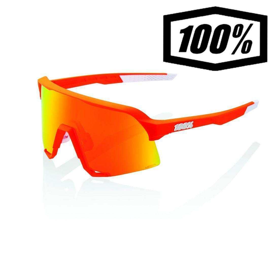 100% S3 ネオンオレンジ ワンハンドレッド サングラス