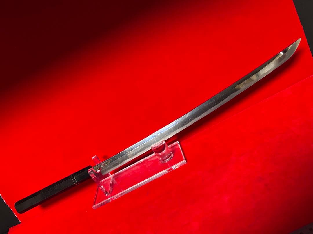 01564 包丁　マグロ包丁　完全手研　天然砥石研　切味抜群　鞘有り　未使用品