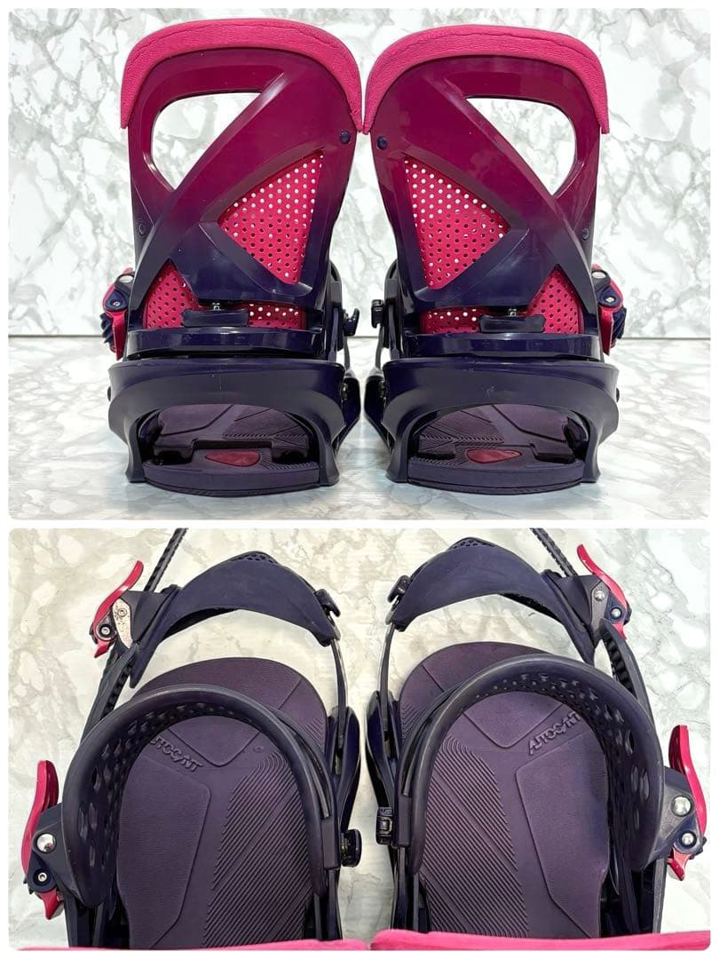 【良品】 バートン フィールグッド 140 レクサ レディーススノーボードセット