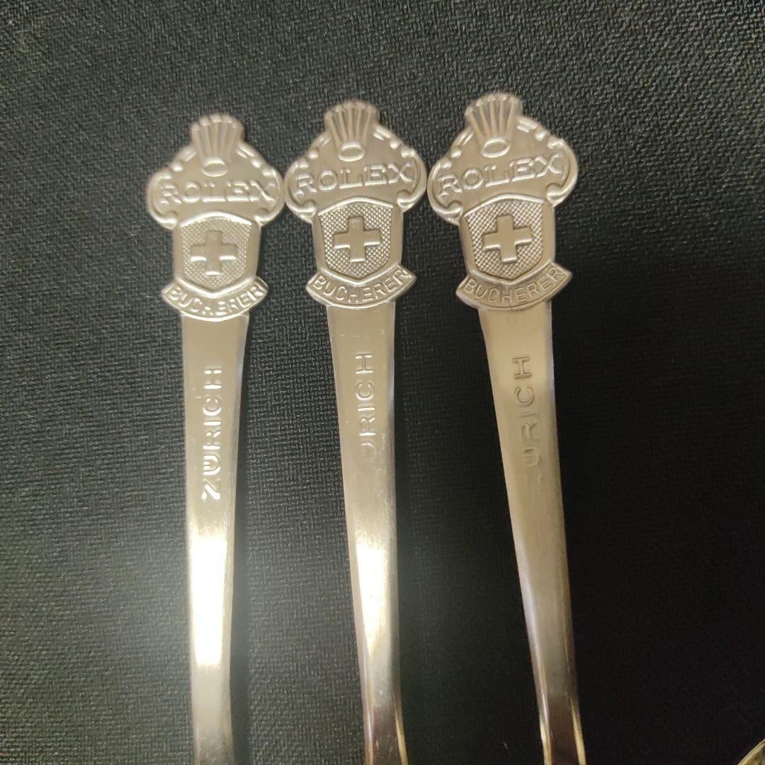 ロレックス。ROLEX。スプーン。6本。