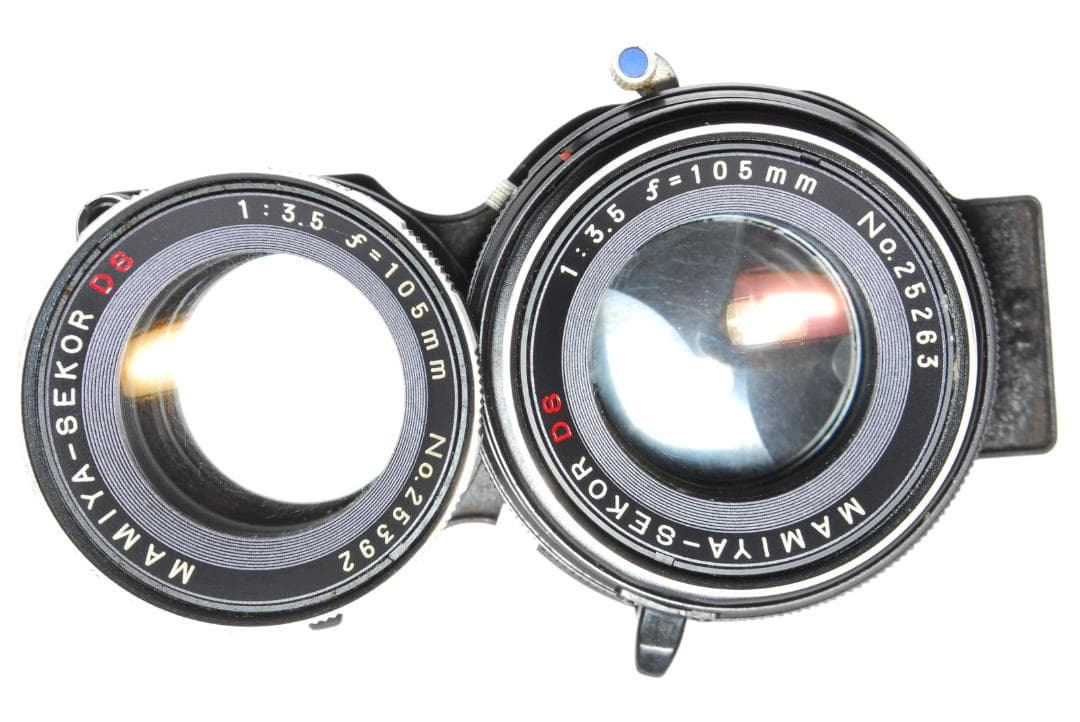 フィルムカメラ Mamiya Sekor DS 105mm F3.5 Blue Dot 1006