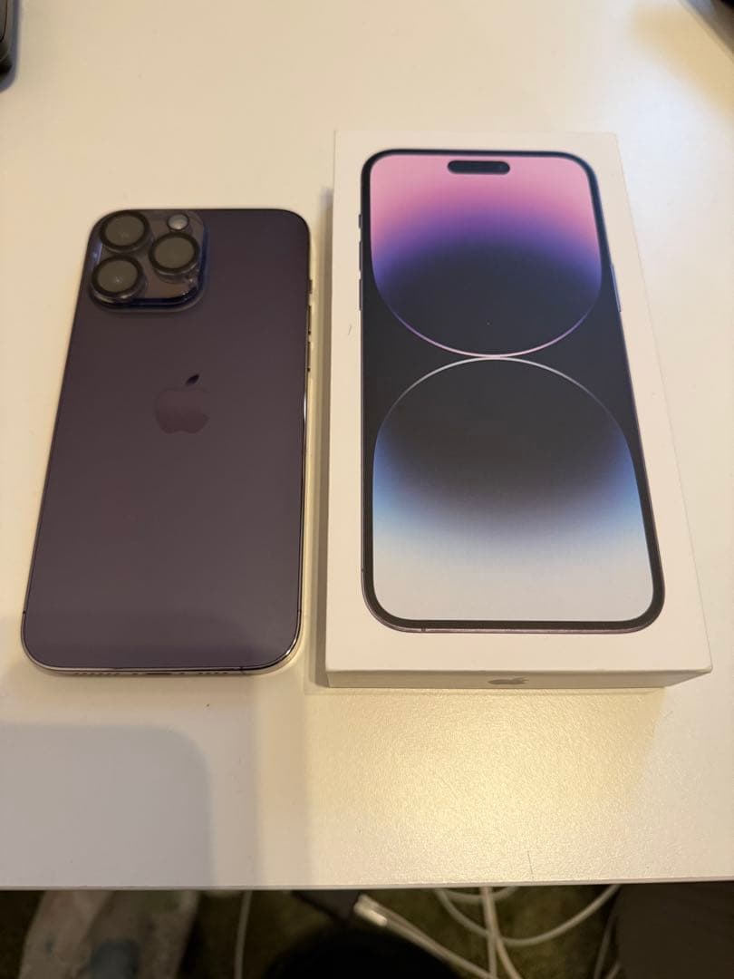 Apple iPhone 14 Pro 本体 ディープパープル SIMフリー