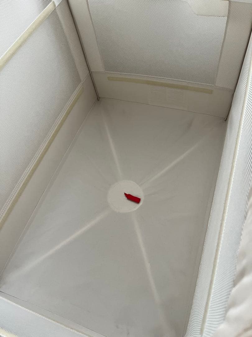 【美品】アップリカ　ココネルエアー　ベビーベッド　折りたたみ