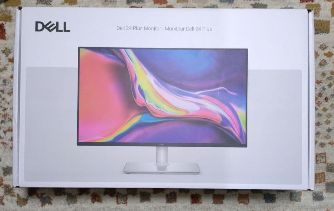 極美品　箱、付属品　Dell 24 Plusモニター S2425HSM　カバー付