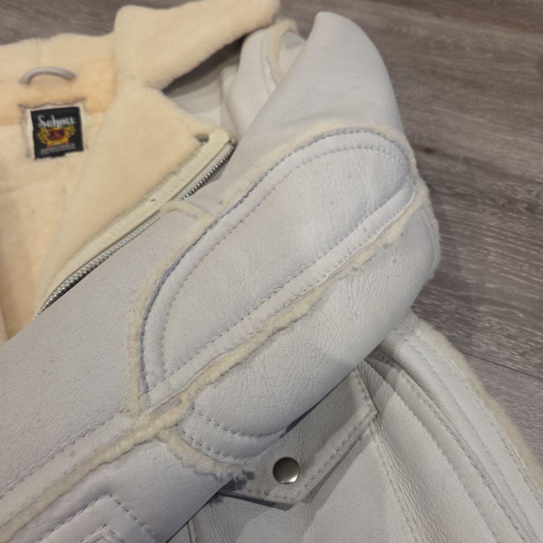 Schott ホワイトライダースジャケット