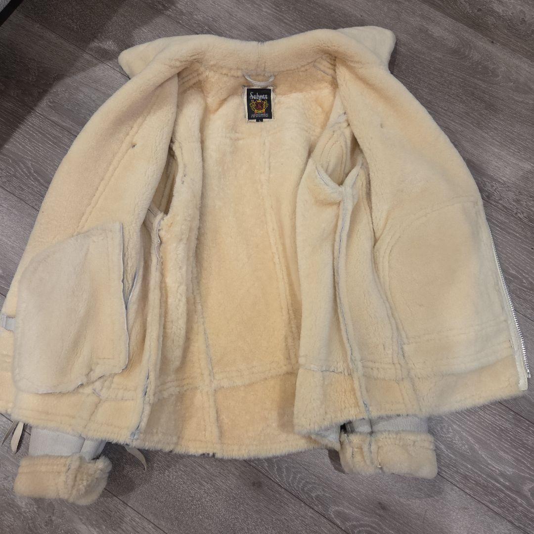 Schott ホワイトライダースジャケット