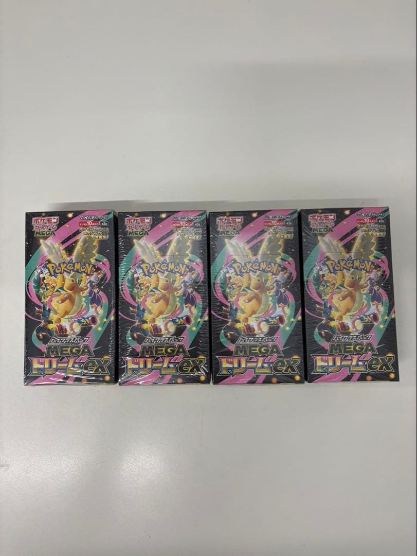 ケカ　MEGAドリームex シュリンク付き4BOX