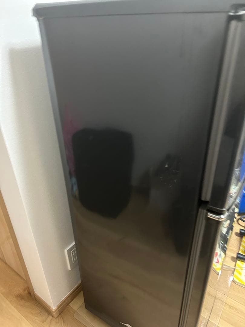 グレー 2ドア冷蔵庫