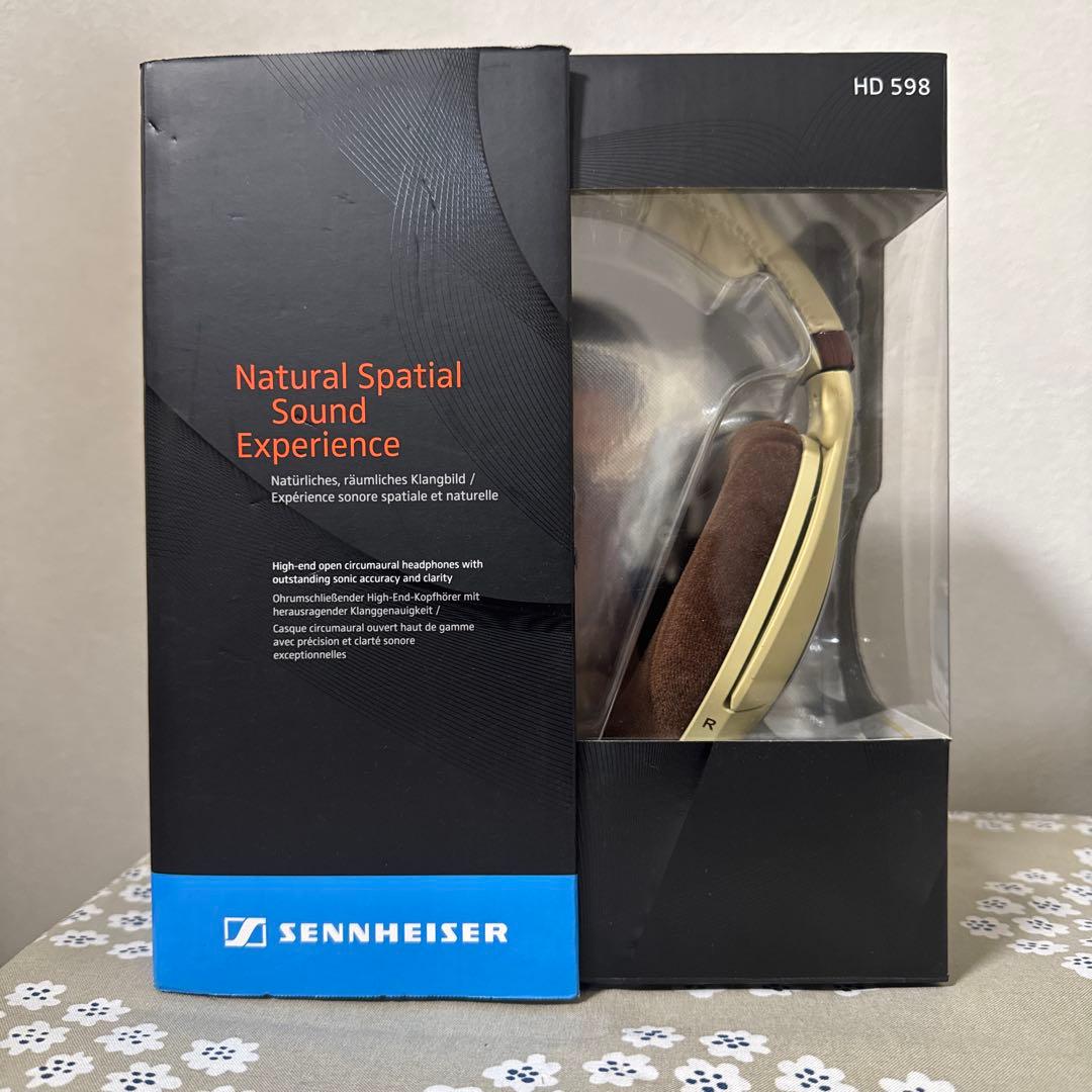 Sennheiser HD 598 有線ヘッドホン　ゼンハイザー　プリン