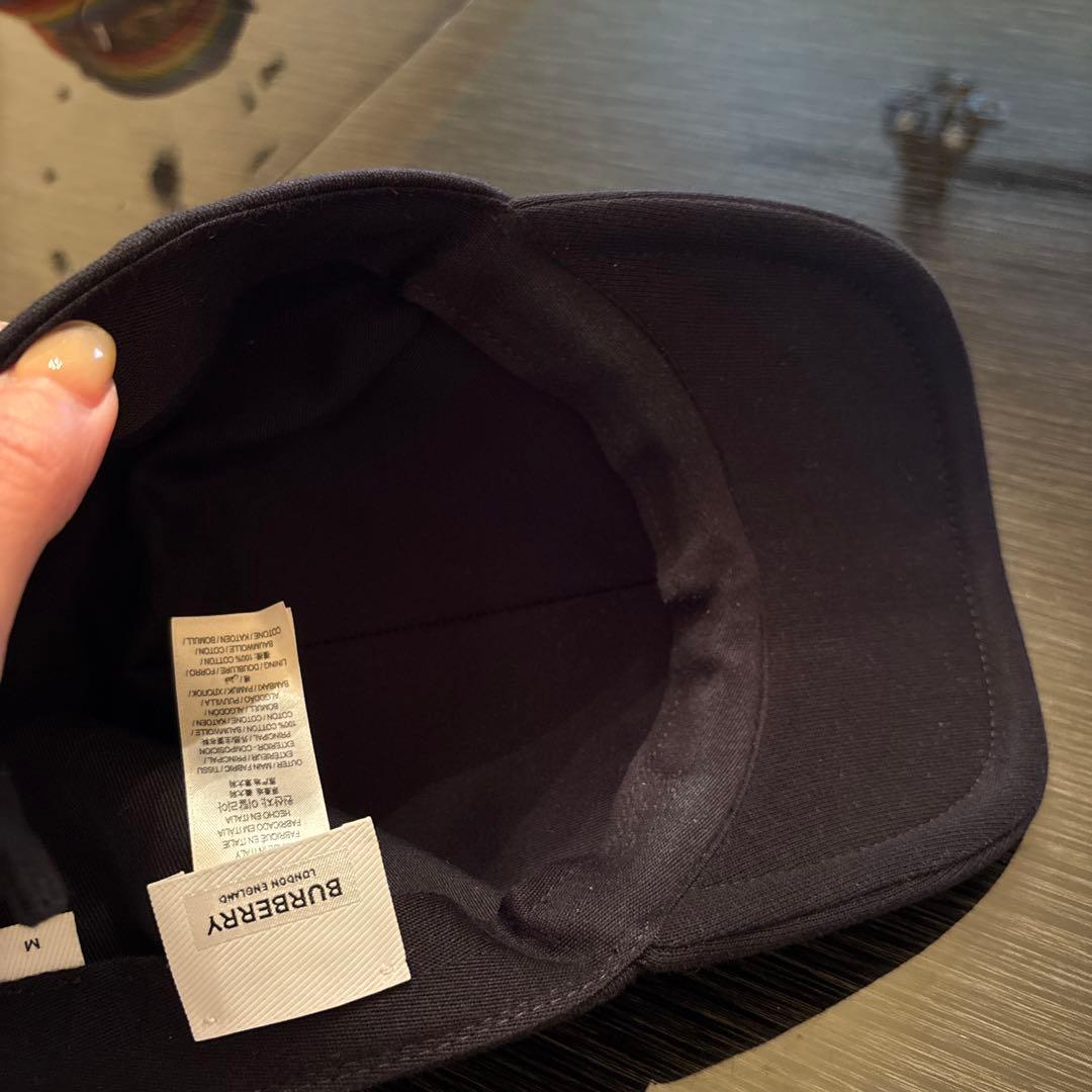 BURBERRY キャップ Mサイズブラック rui‼️