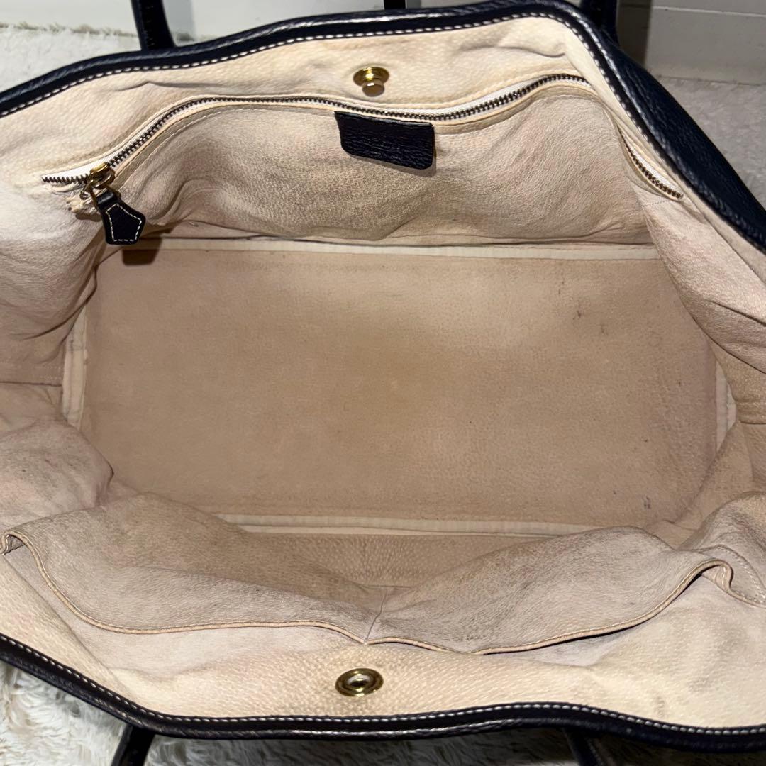 ⭐️美品⭐️　Cisei　シセイ　946　トートバッグ　オールレザー　ネイビー