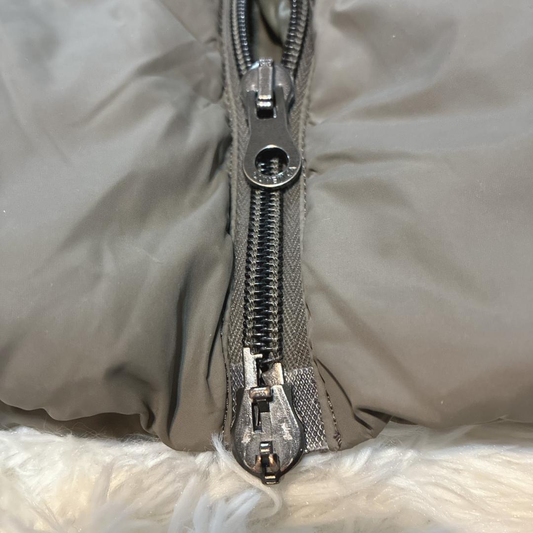 デュベティカ ダウンジャケット グースダウン ロングコート ブラウン フード付き