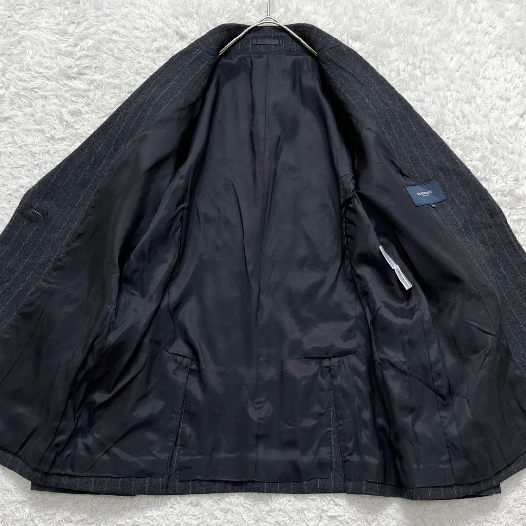 極美品✨バーバリーロンドン セットアップ スーツ フレアパンツ チャコールグレー