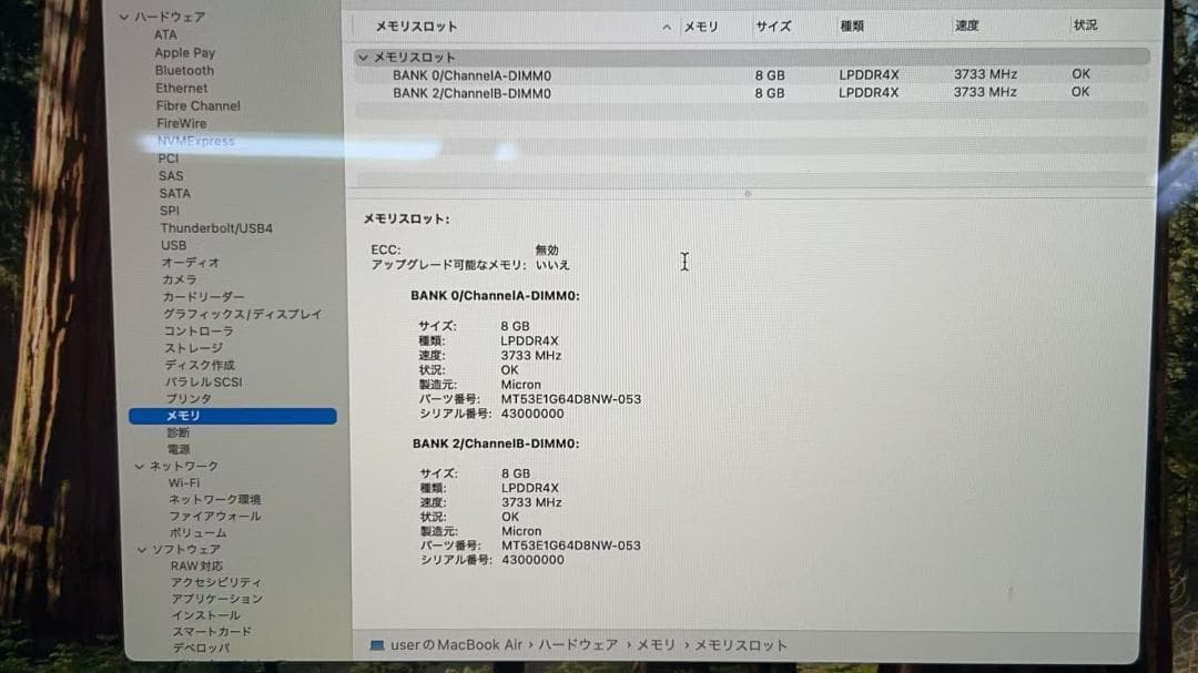MacBook Air (Retina, 13インチ, 2020) 極美品
