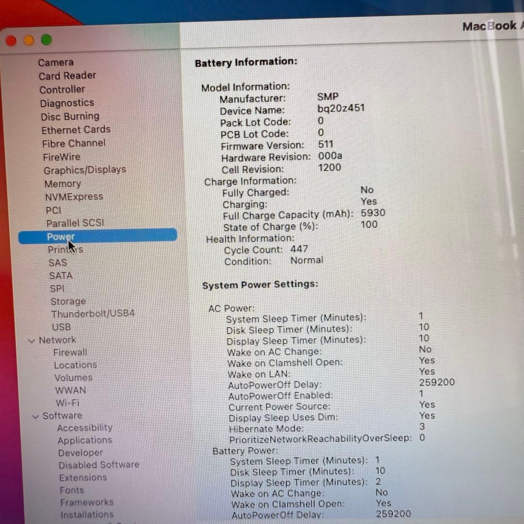 MacBook Air 13インチ　スペイン語配列キーボード