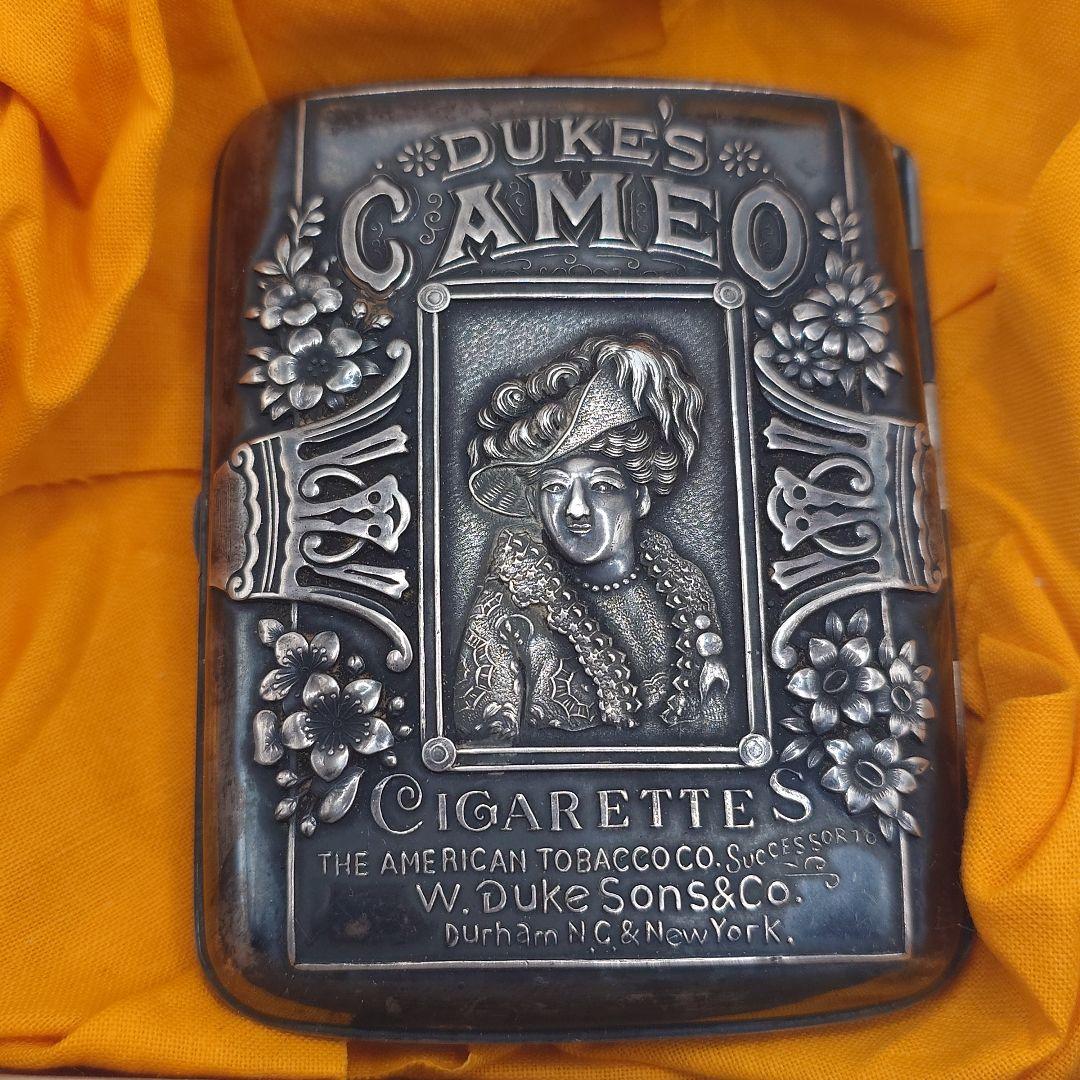 シガーケース 純銀 DUKE'S CAMEO CIGARETTES k0201