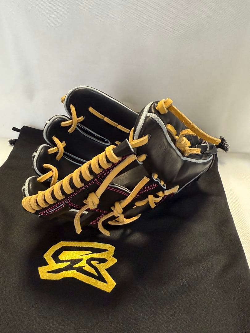 GS 軟式仕様少年用 子ゴリラ型 ゴリラブラック即戦力型付け済み新品