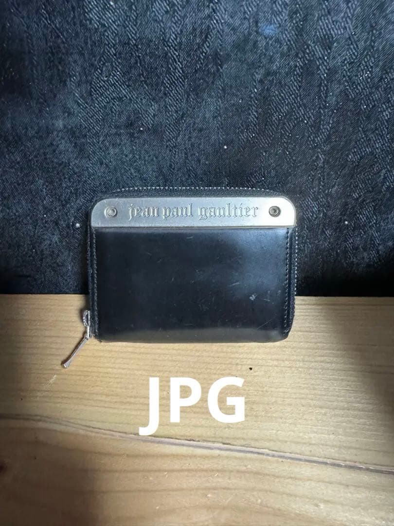 JEAN PAUL GAULTIER　ゴルチエ　ミニ財布　ケース 黒