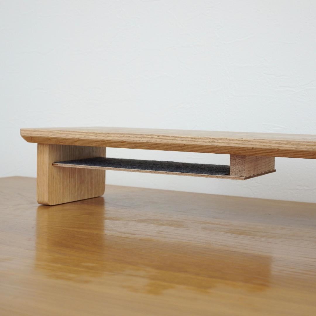 【オーク無垢材】デスクシェルフ(710mm幅)