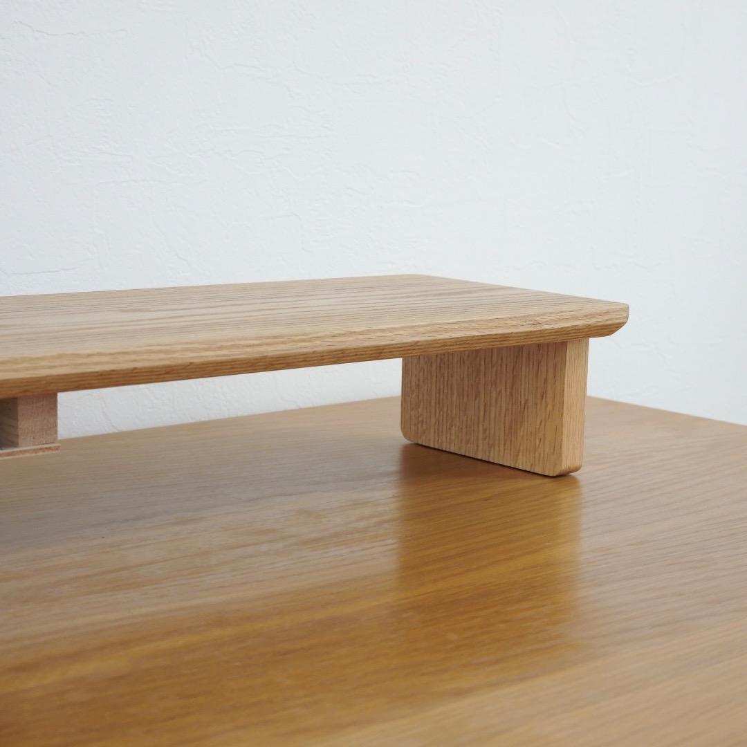 【オーク無垢材】デスクシェルフ(710mm幅)