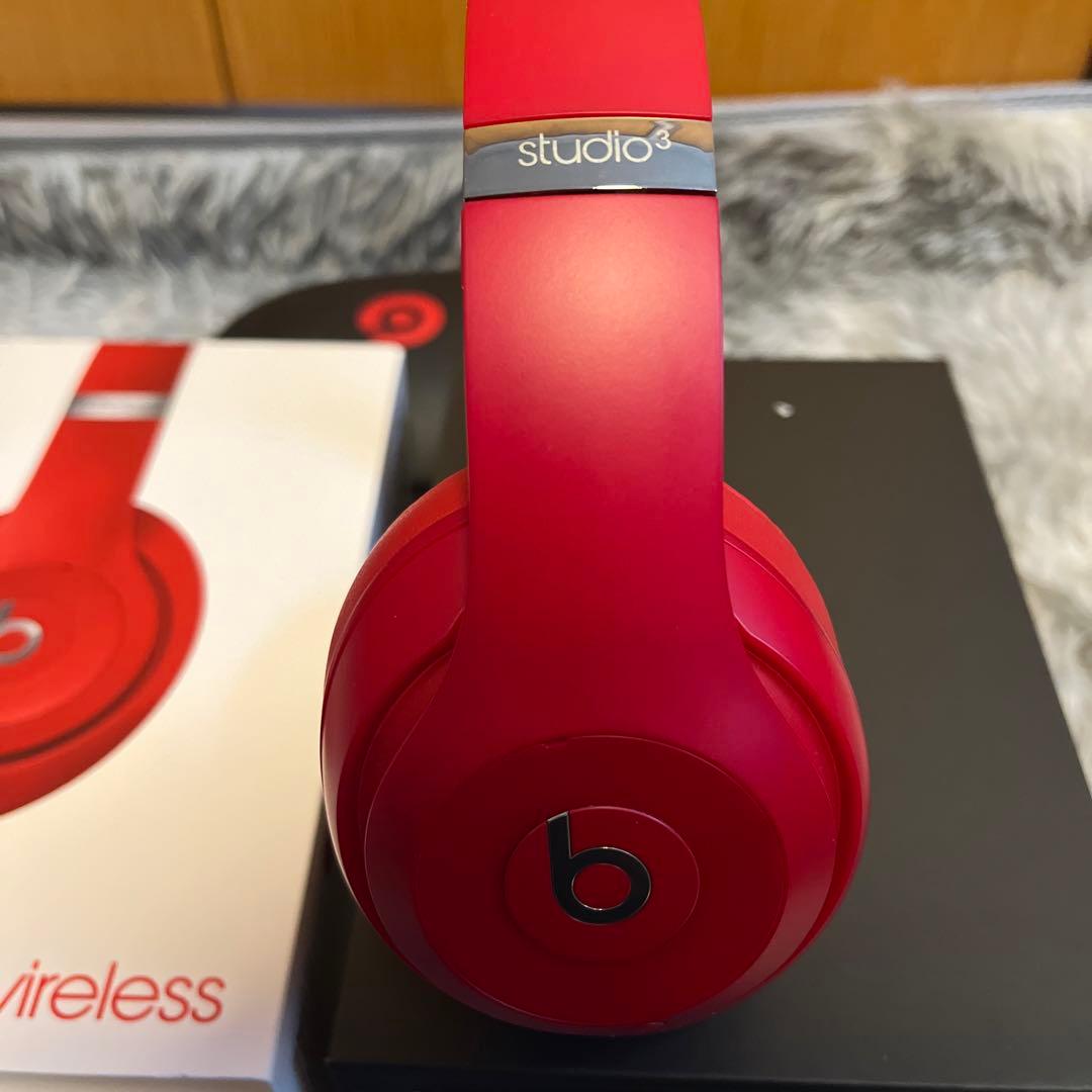 Beats Studio3 ワイヤレスヘッドホン レッド