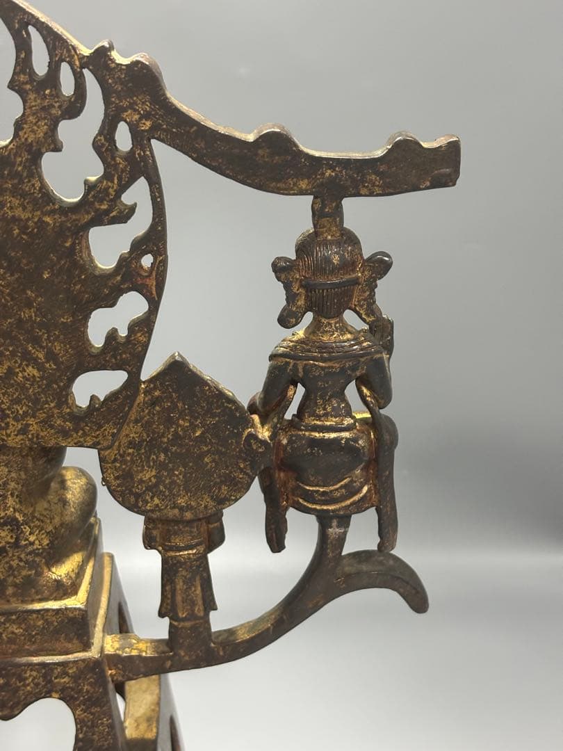 ポ*ン様 仏教古美術 純銅 文化遺産 文化財仏像伝承　 仏像 伝統的デザイン