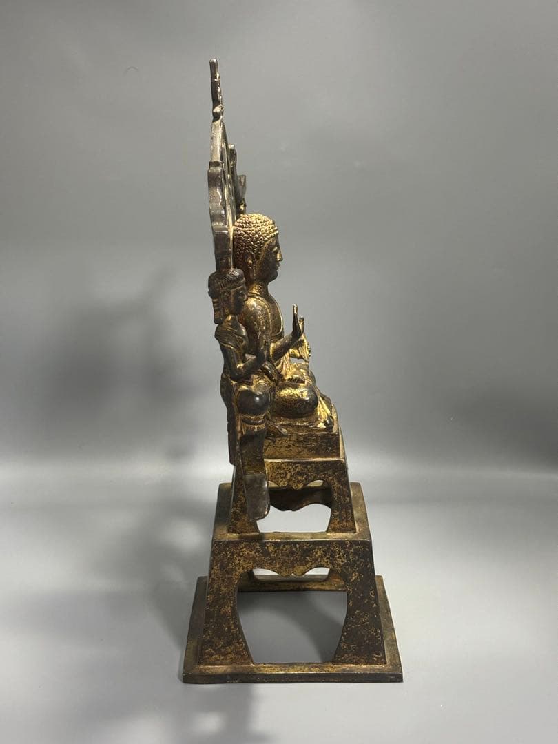 ポ*ン様 仏教古美術 純銅 文化遺産 文化財仏像伝承　 仏像 伝統的デザイン