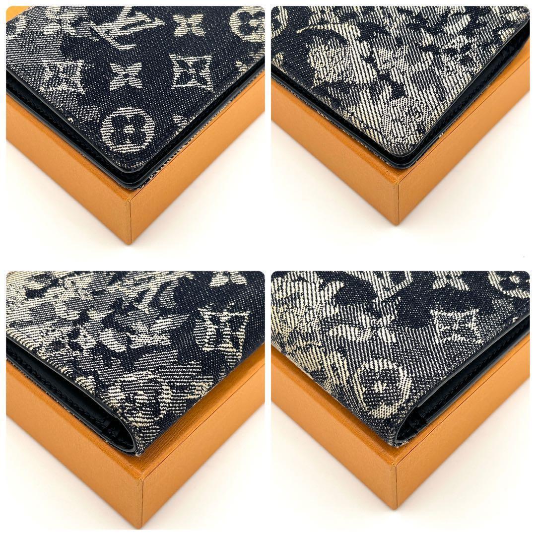 【美品】ルイヴィトン ブラザ 長財布 タペストリー デニム メンズ 希少