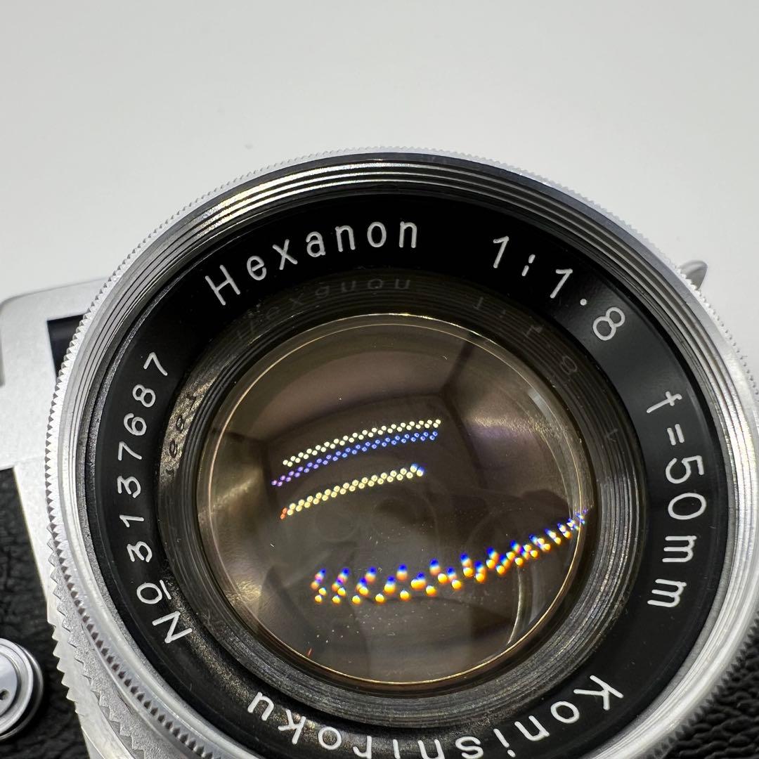 希少元箱あり　Konicaコニカ IIIA Hexanon 50mm F1.8