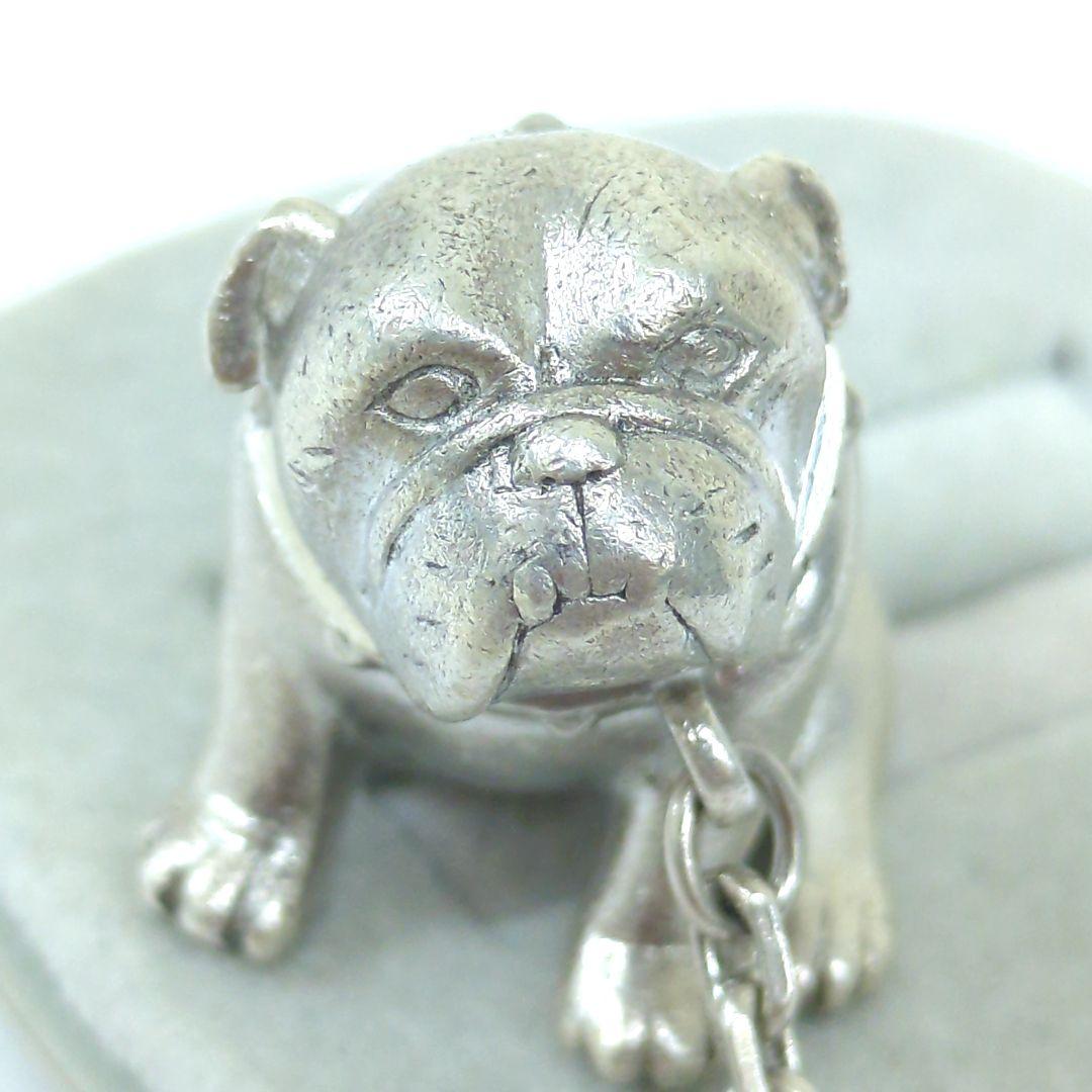 ダンヒル ブルドッグ キーホルダー キーリング シルバー925