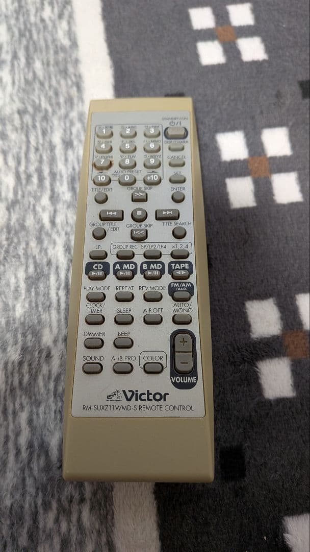 Victor ミニコンポ CDラジオカセットMDデッキ