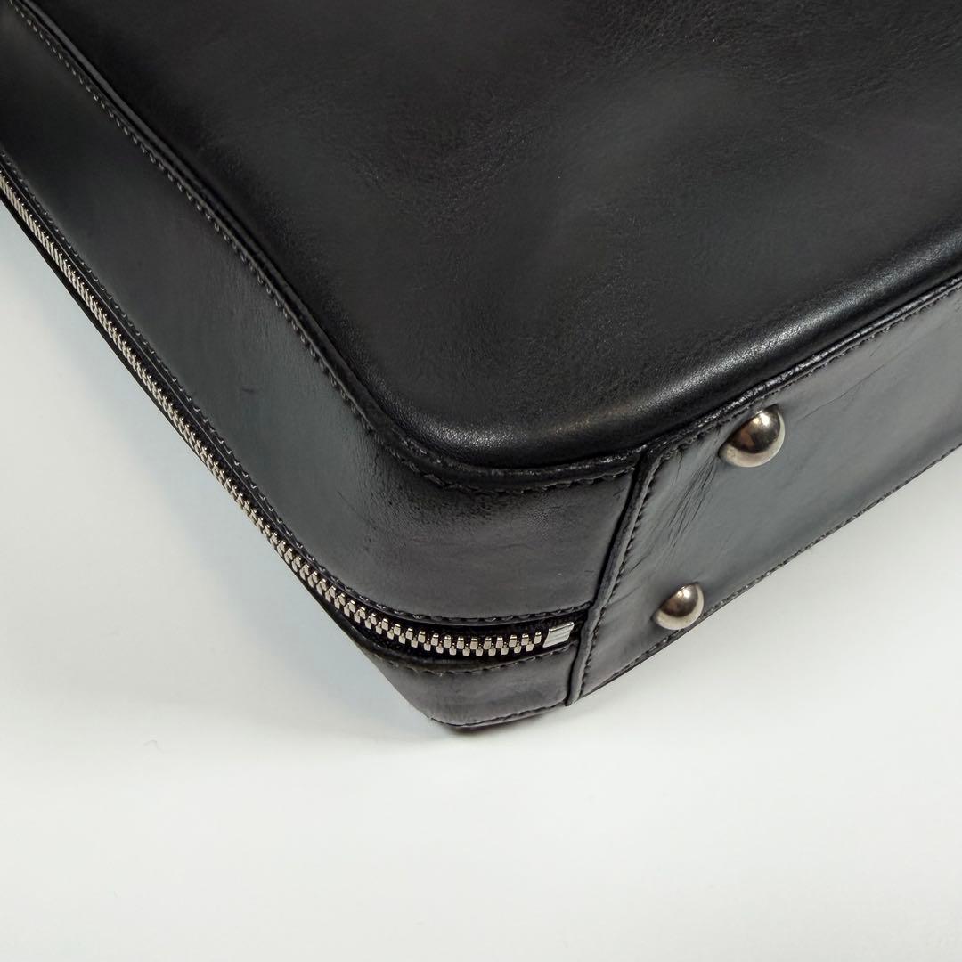 【美品】ソメスサドル　ビジネスバッグ　2way イノベーション　レザー　黒色
