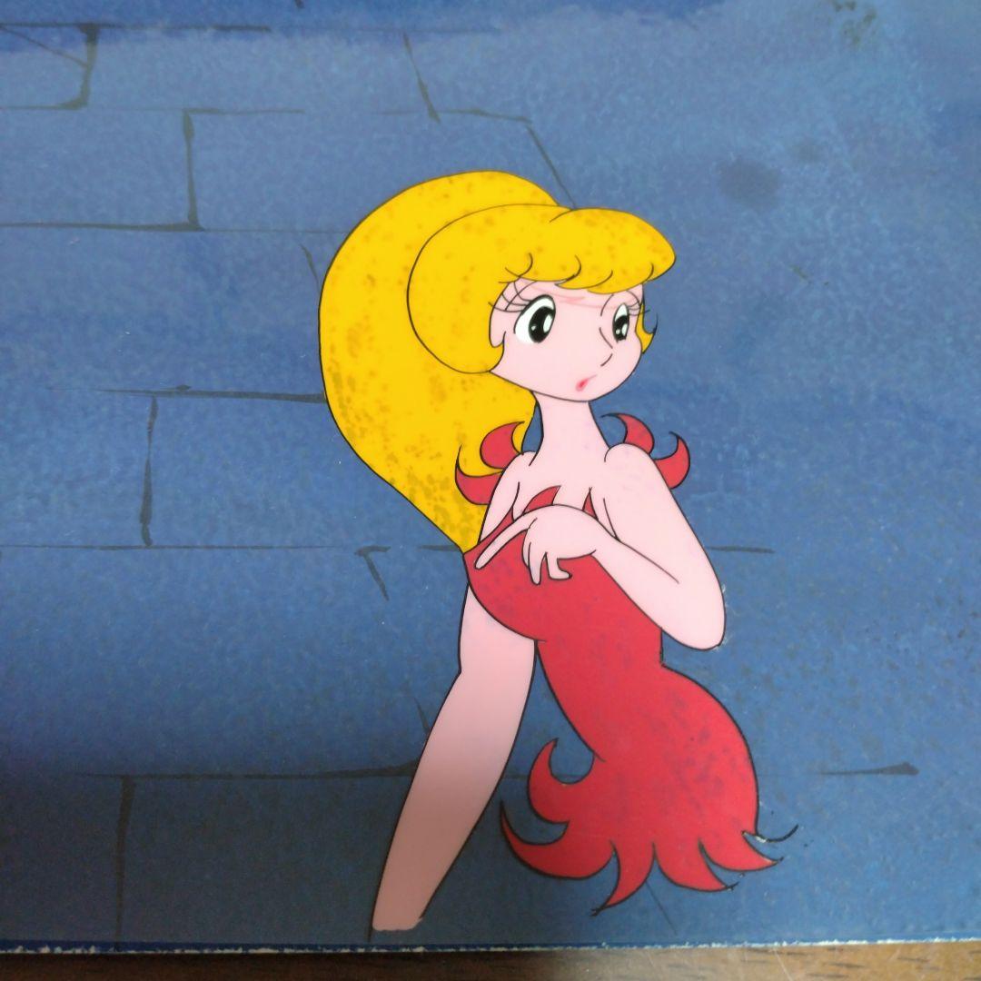 のんのんぱぱリボンの騎士　ヘケートセル画　手塚治虫　アニメ　背景付き虫プロ