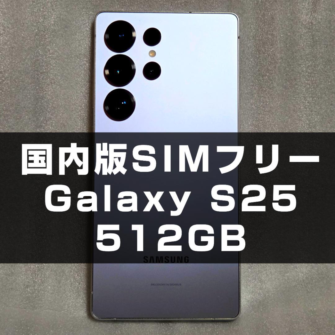 Galaxy S25 Ultra 512GB 国内版SIMフリー シルバーブルー