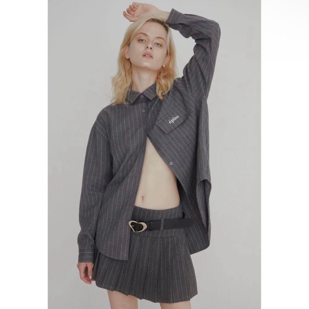 épine over design shirt stripe