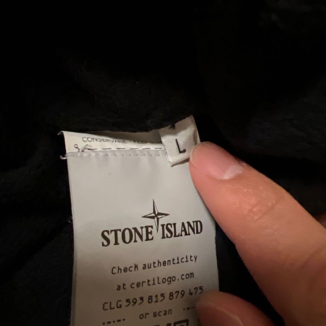 【極美品❗️】stone  スウェットトレーナー　ブラック　L